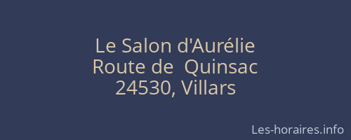 Le Salon d'Aurélie