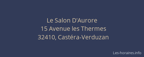 Le Salon D'Aurore