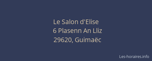Le Salon d'Elise