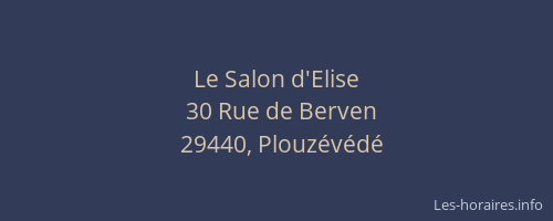 Le Salon d'Elise