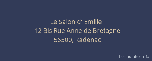 Le Salon d' Emilie