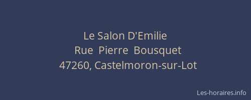 Le Salon D'Emilie