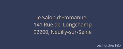 Le Salon d'Emmanuel