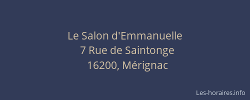 Le Salon d'Emmanuelle
