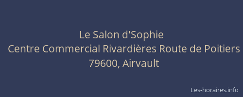 Le Salon d'Sophie