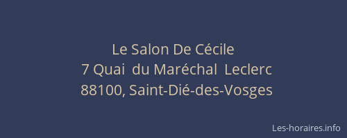 Le Salon De Cécile