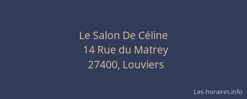 Le Salon De C&eacute;line