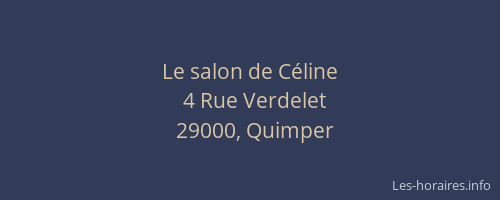 Le salon de Céline