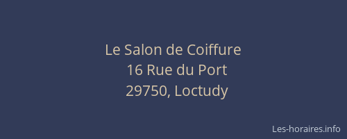 Le Salon de Coiffure