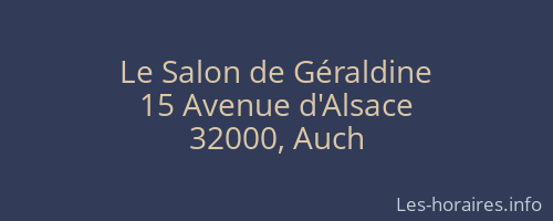 Le Salon de Géraldine