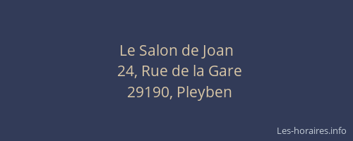 Le Salon de Joan
