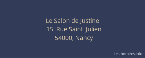 Le Salon de Justine