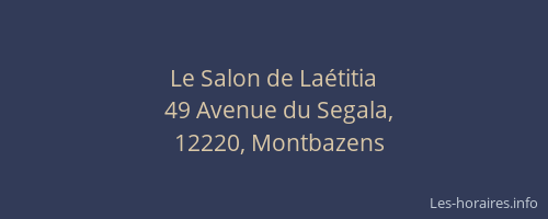 Le Salon de La&eacute;titia