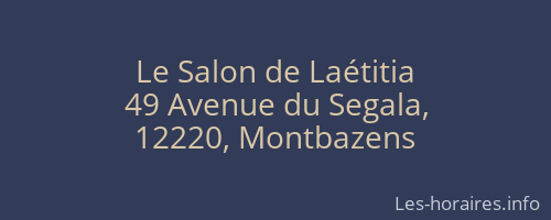 Le Salon de Laétitia