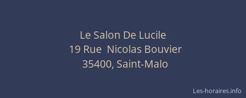 Le Salon De Lucile
