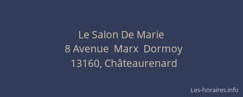 Le Salon De Marie