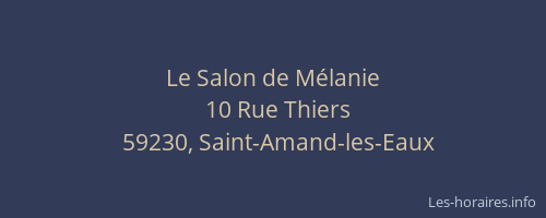 Le Salon de Mélanie