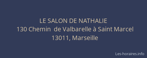 LE SALON DE NATHALIE