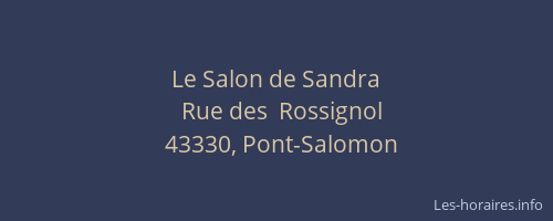 Le Salon de Sandra