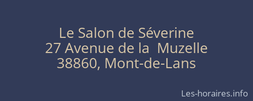Le Salon de Séverine