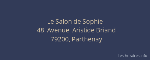Le Salon de Sophie