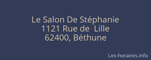 Le Salon De Stéphanie