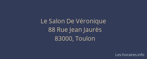 Le Salon De Véronique