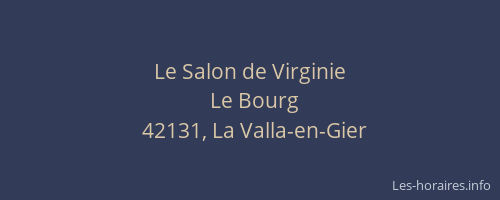 Le Salon de Virginie
