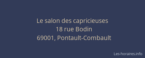 Le salon des capricieuses