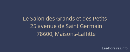 Le Salon des Grands et des Petits