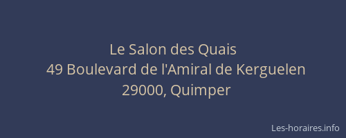 Le Salon des Quais