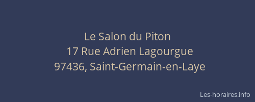 Le Salon du Piton