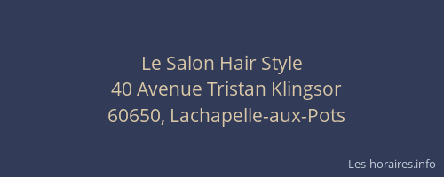 Le Salon Hair Style