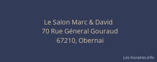 Le Salon Marc & David
