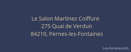 Le Salon Martinez Coiffure