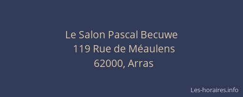 Le Salon Pascal Becuwe
