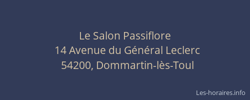 Le Salon Passiflore