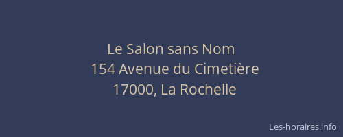 Le Salon sans Nom