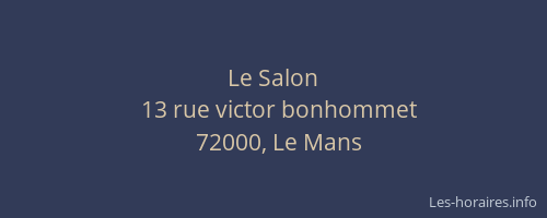 Le Salon
