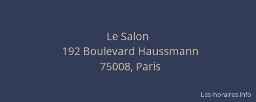 Le Salon