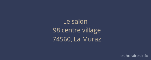 Le salon
