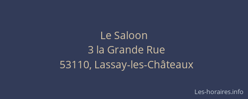 Le Saloon