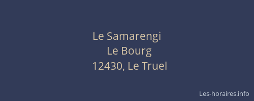 Le Samarengi