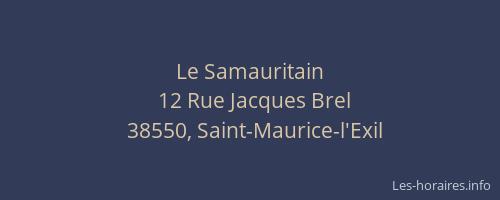 Le Samauritain
