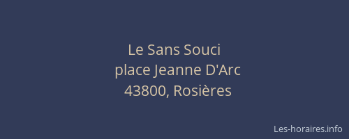 Le Sans Souci