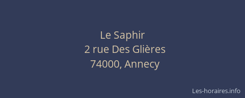Le Saphir