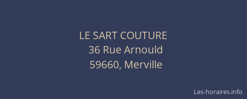 LE SART COUTURE