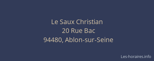Le Saux Christian