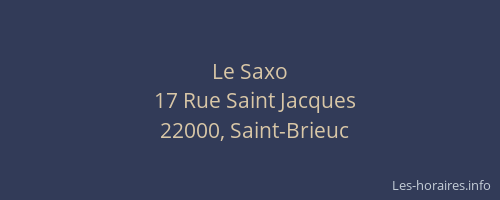 Le Saxo