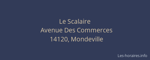 Le Scalaire